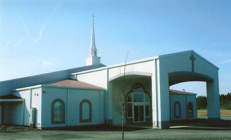 The current Oakland Baptist Church building, opened 2005